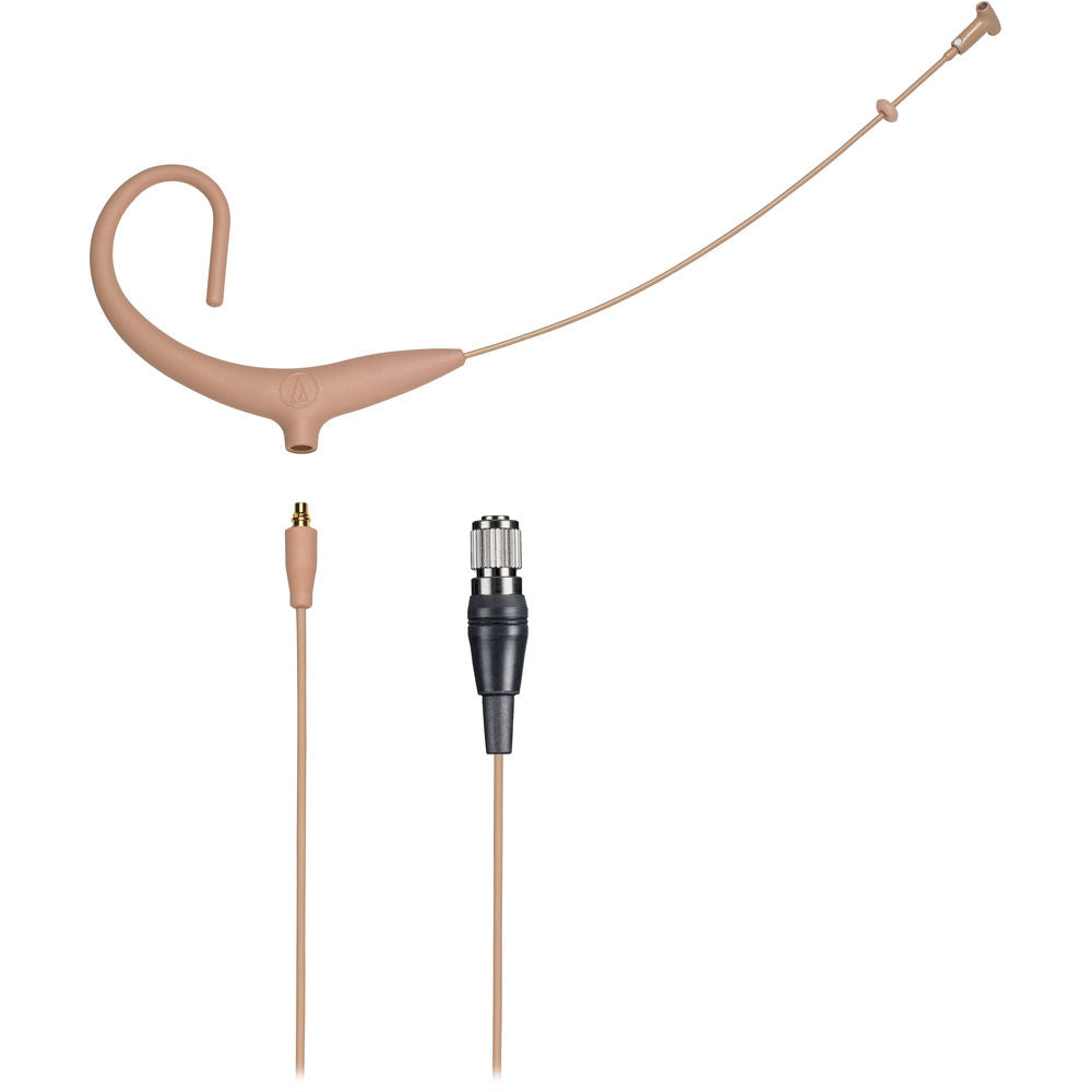Audio-Technica BP894x MicroSet Cardioid Condenser Headworn Microphone - cH Connector (Beige)