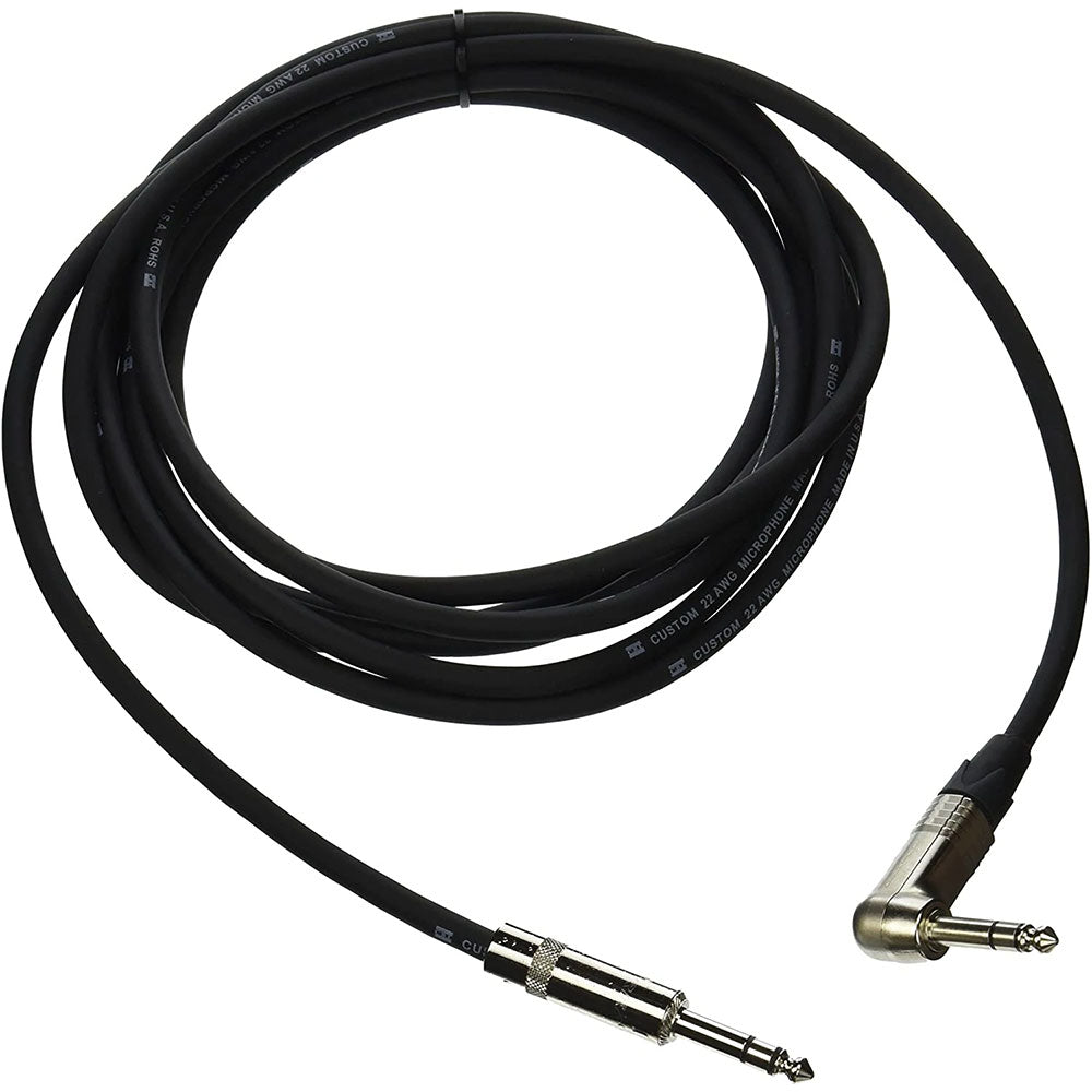 Fishman ACC-BLE-CBL Cable, 15’ Premium Stereo (straight and right angle metal plugs)