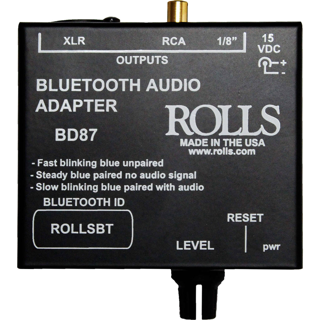 Rolls BD87 Bluetooth DI Audio Adapter