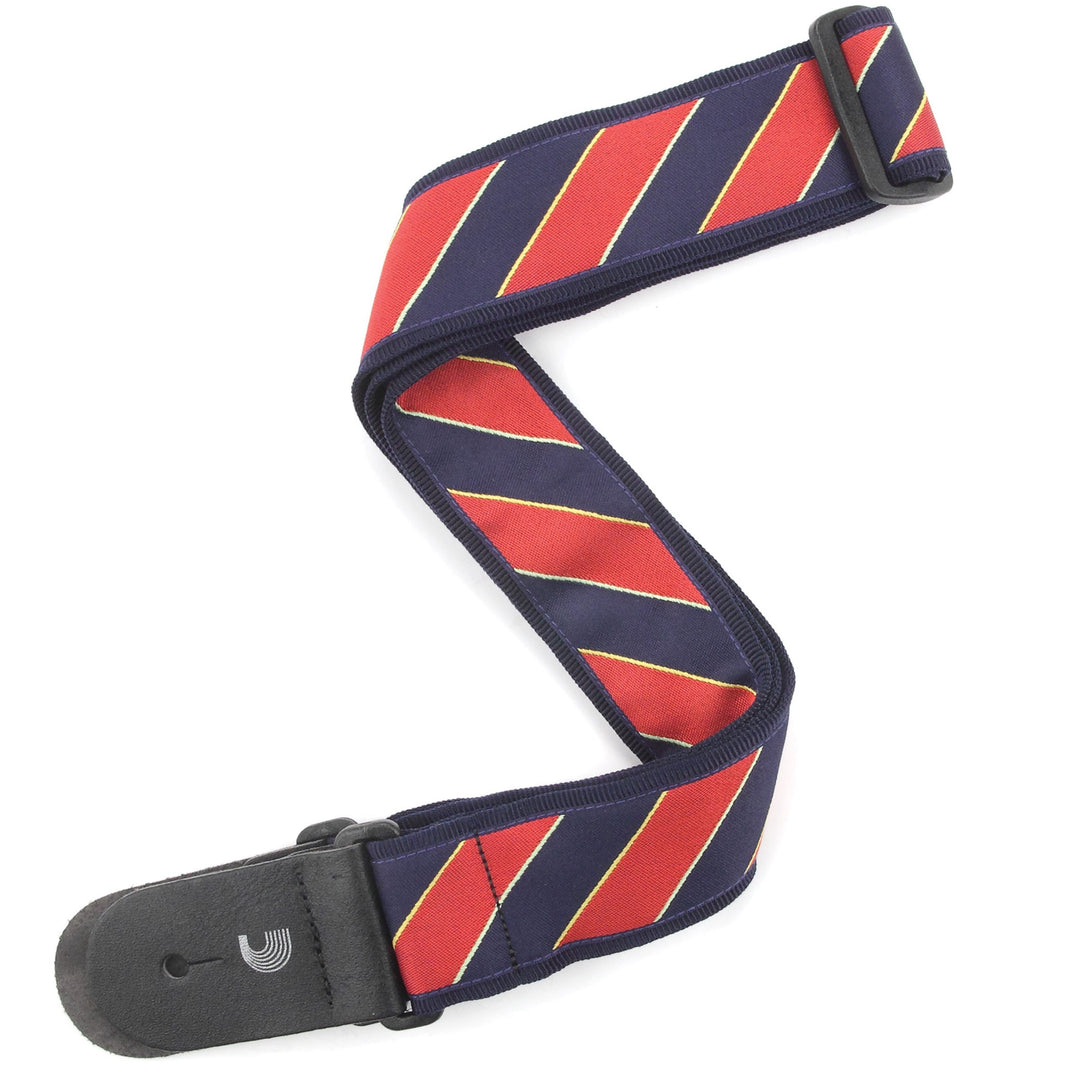 D'Addario T20W1410 - 2'' Gtr Stp, Tie - Blue and Red