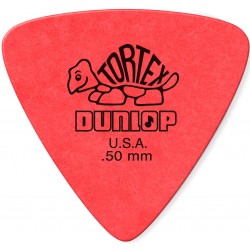 Dunlop 431P.50 Tortex Triangle, Red, 0.50mm 6/Player's Pack