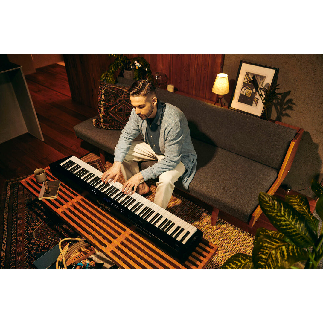 Casio PX-S3100 Slim 88-Key Digital Piano Smart Scaled Hammer Action - Black