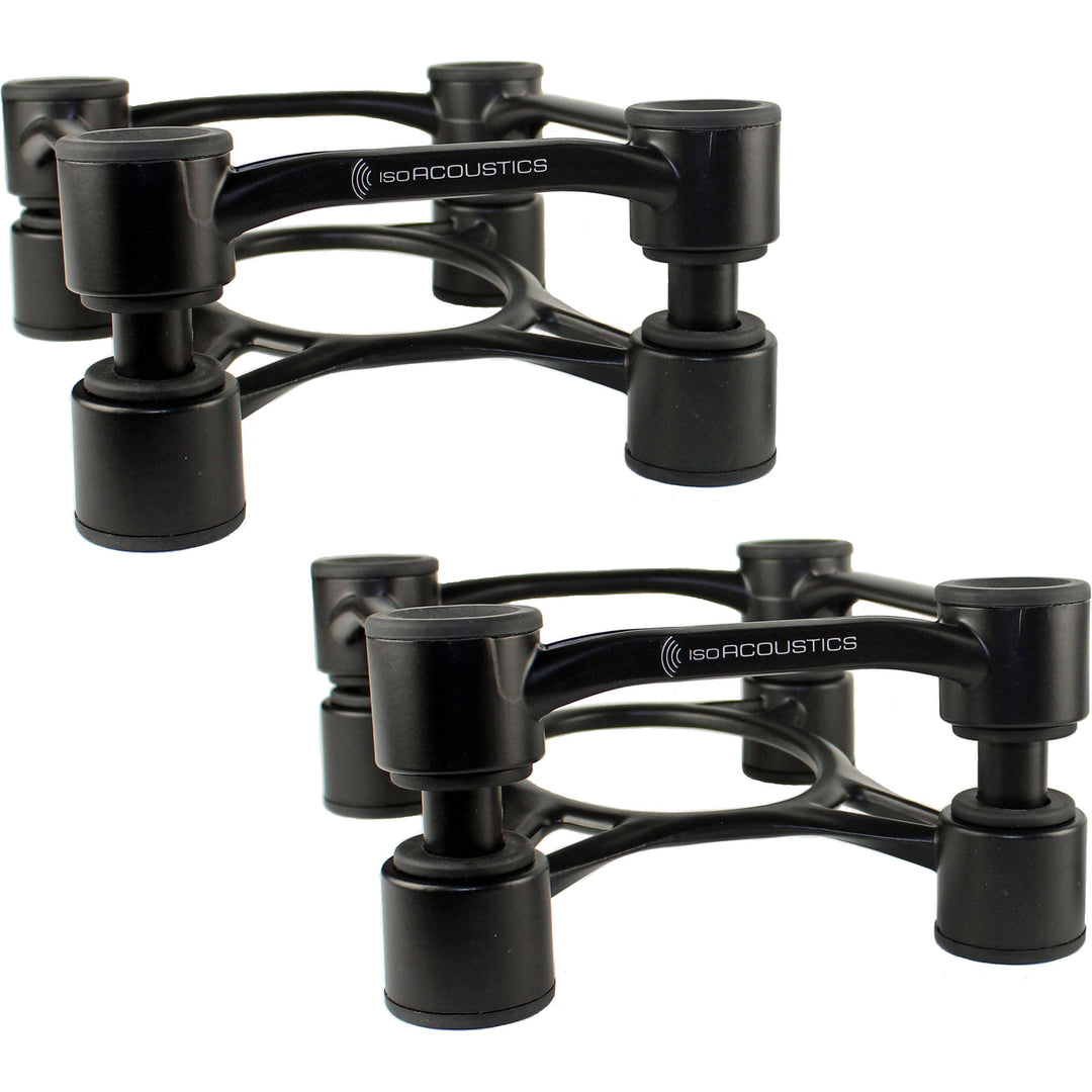 IsoAcoustics Aperta 200 Aluminum Acoustic Isolation Speaker Stand (Pair, Black)