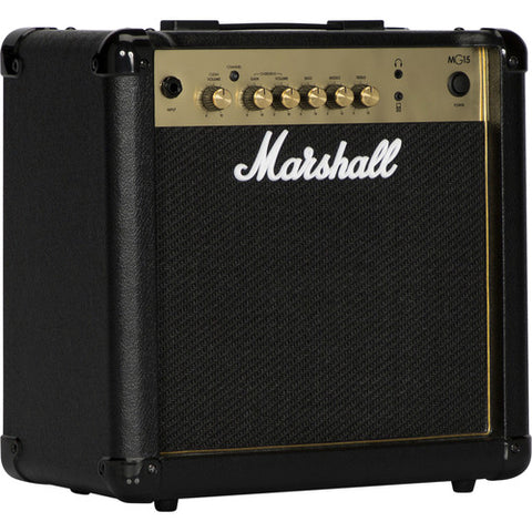 Marshall MG15G 4-Channel Solid-State Combo Amplifier with MP3 Input (15W)