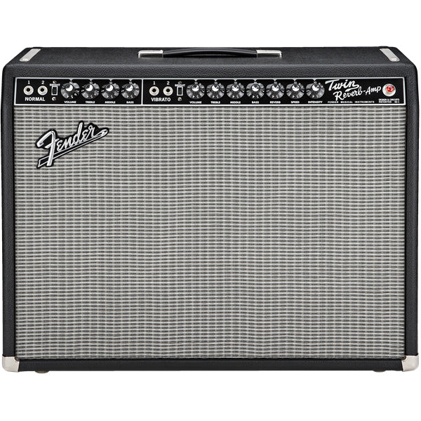 Fender '65 Twin Reverb Guitar Combo Amplifier - Black & Silver