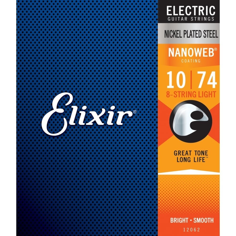 Elixir Electric Guitar 8 String Lite 10-74