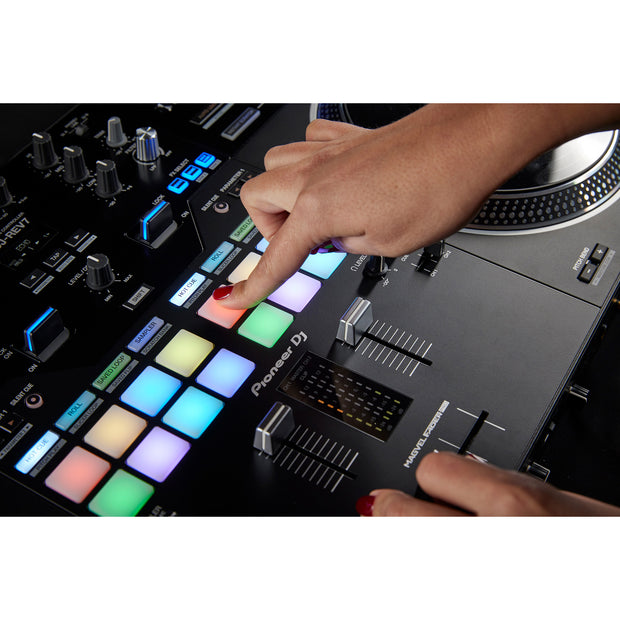 Pioneer DJ DDJ-REV7 Scratch-Style 2-Channel Professional DJ Controller for Serato DJ Pro - Black