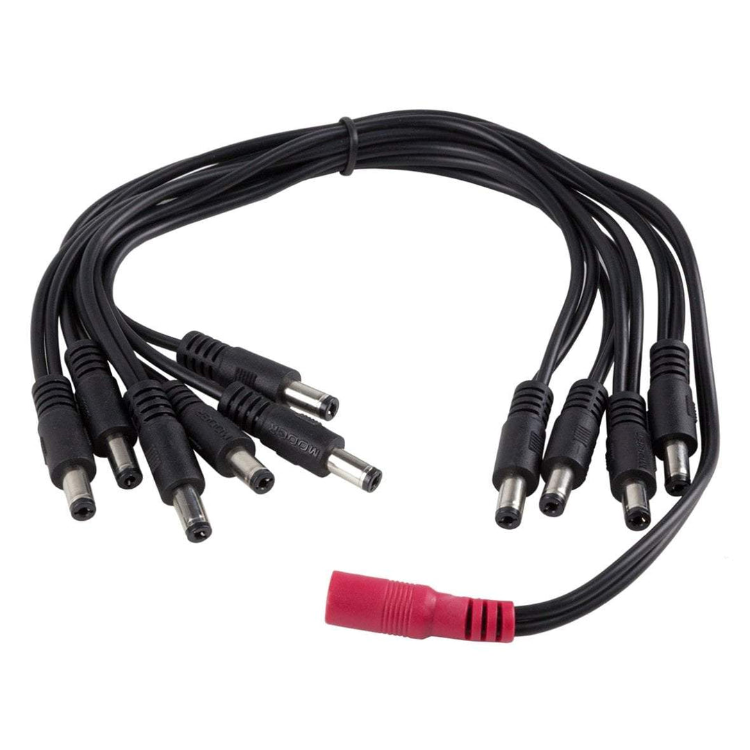 Mooer PDC-10S 10-Plug Straight Head Multi DC Power Cable