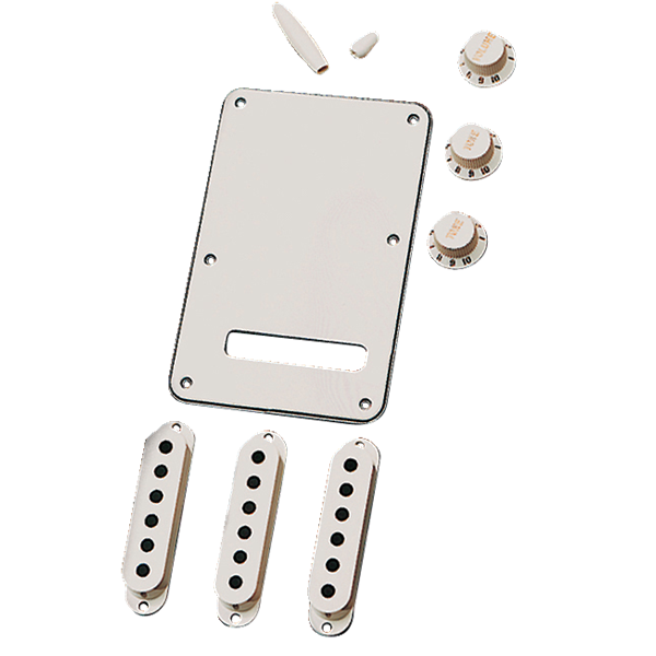 Fender Stratocaster Accessory Kits - Parchment