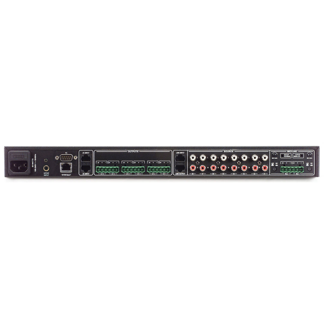 DBX 1260 12x6 Digital Zone Processor - 12 Inputs (2 Mic/line + 8 stereo line + SPDIF), front panel control