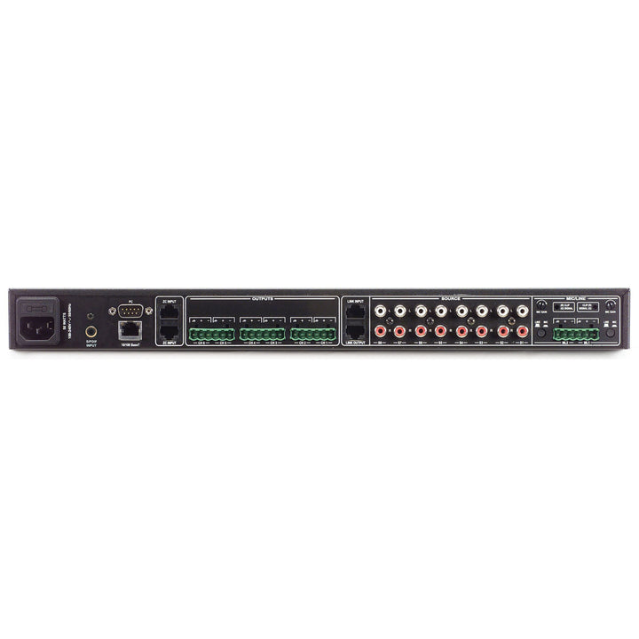 DBX 1260 12x6 Digital Zone Processor - 12 Inputs (2 Mic/line + 8 stereo line + SPDIF), front panel control