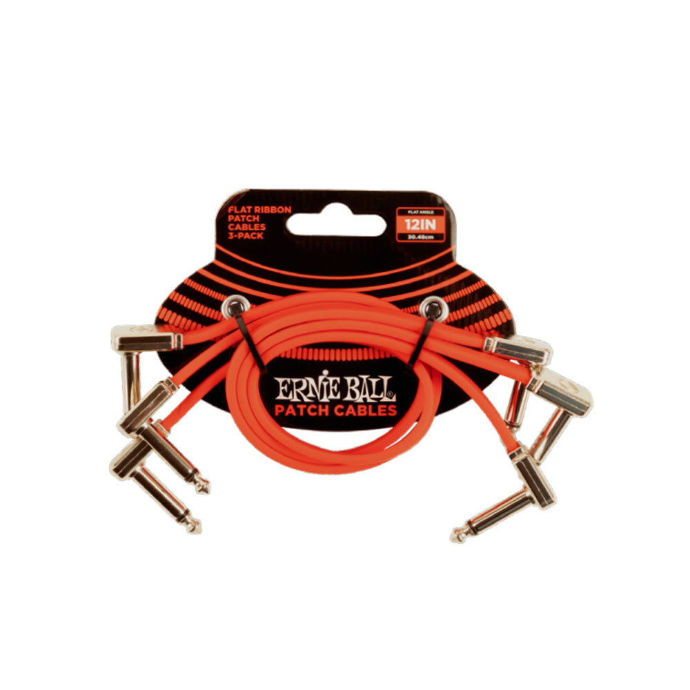 Ernie Ball Flat Ribbon Cable Red (3-PACK)