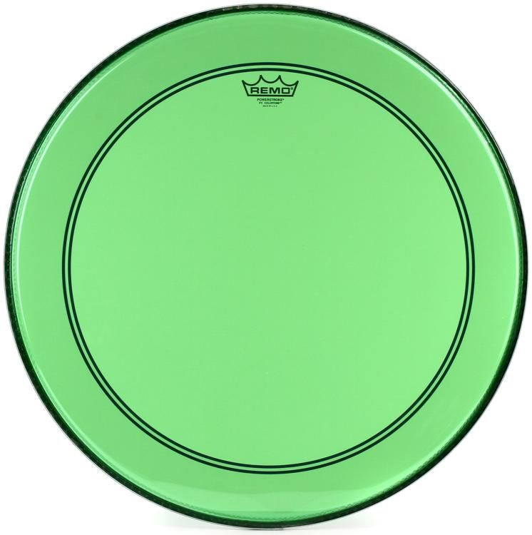 Remo P3-1326-CT-GN - 26'' Bass, P3, Colortone Green