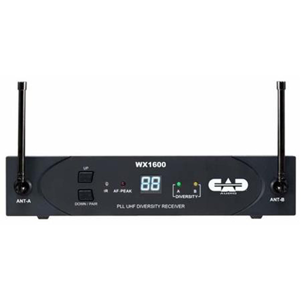 CAD Audio WX1600 - UHF Wireless Cardioid Dynamic Handheld Microphone System