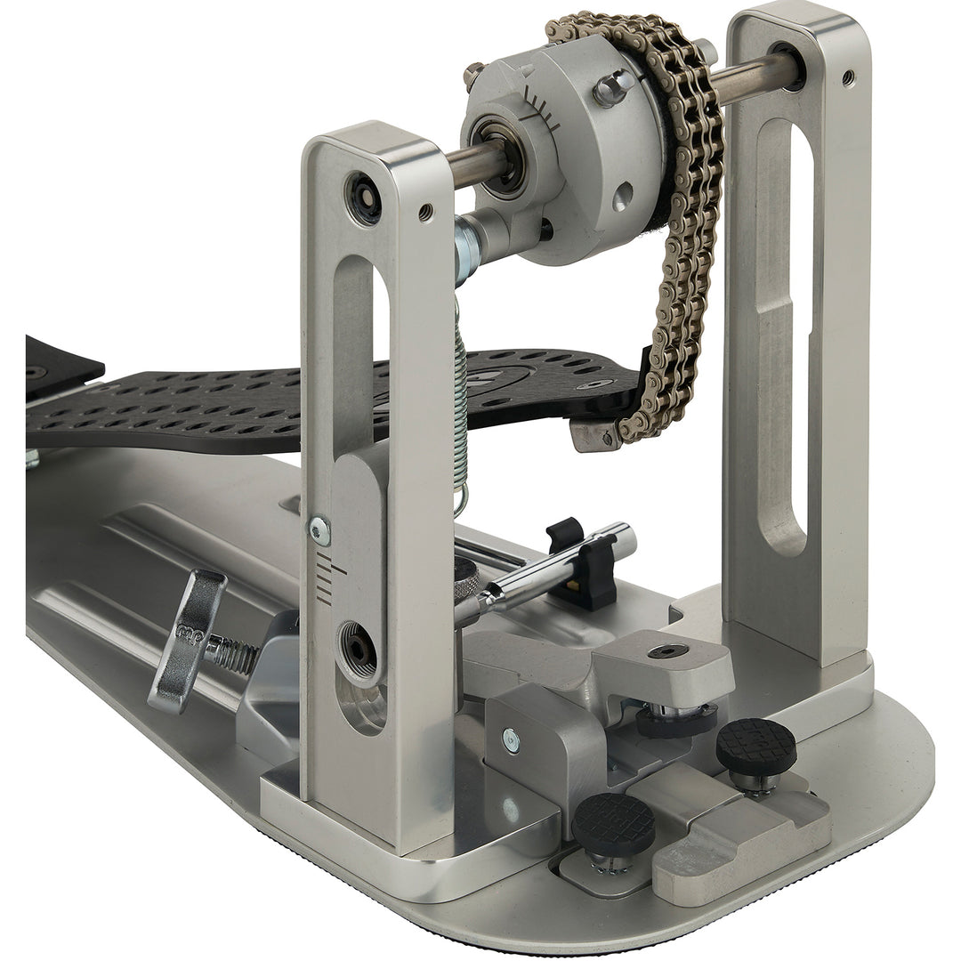 DW CPMCD2BK Machined Chain Drive Double w/ Black Footboard & Heel