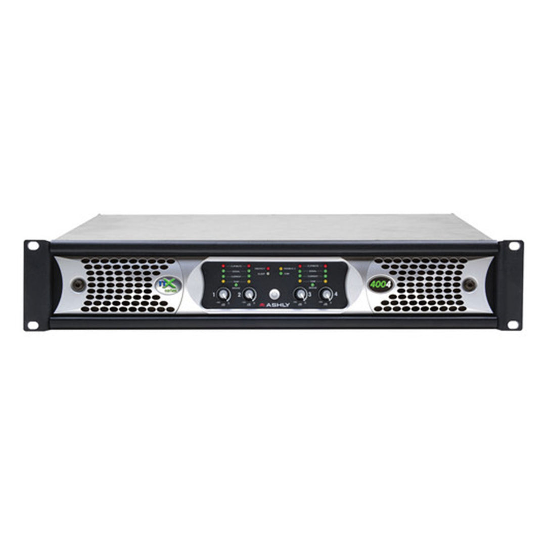Ashly nX Series NX4004 4-Channel 400W Power Amplifier with Programmable Outputs