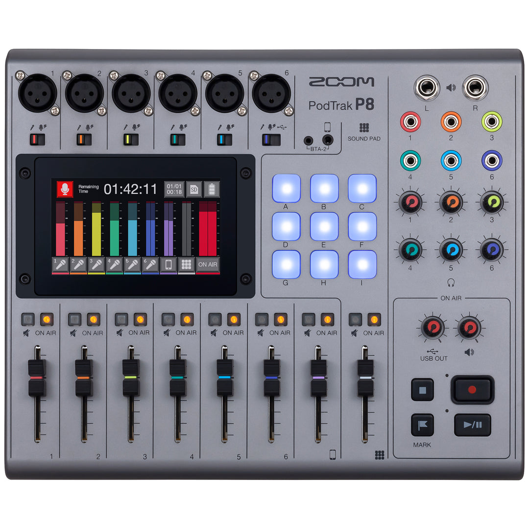 Zoom PodTrak P8 Recorder for Podcasting