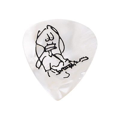 Ibanez B1000PGPW Celluloid, Heavy (1.0mm), Pearl White x 6pcs