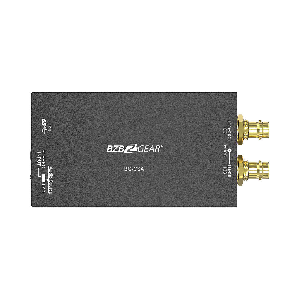 BZBGEAR - USB 3.1 Gen 1 3G-SDI Capture Device with Scaler and Audio