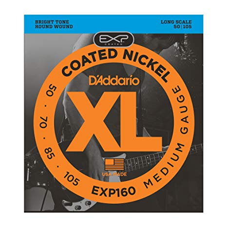 D'Addario EXP160 - SET BASS EXP NKL 50-105 LONG