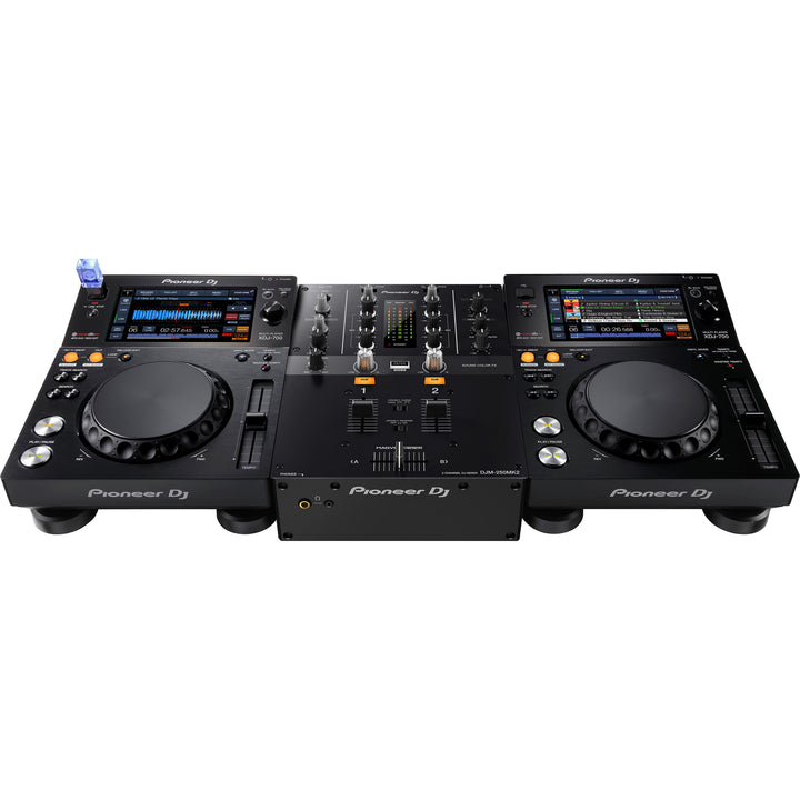Pioneer DJ DJM-250 MK2 Compact 2-Channel DJ Mixer