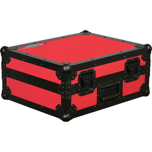 Odyssey FR1200BKRED Flight Ready Series Turntable Case (Black and Red)