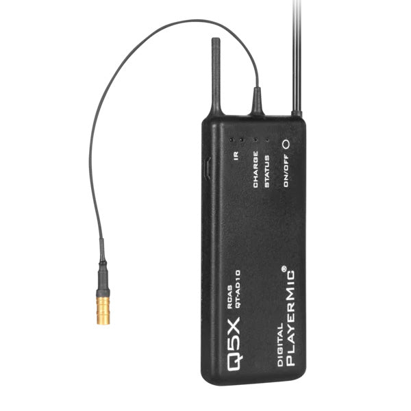 Shure QTAD10P-G57 Q5X PlayerMic Transmitter with 1-Pin LEMO Connector