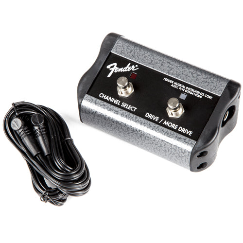 Fender Amp Footswitch 2-Button Channel Gain Switch Pedal - 1/4” Jack