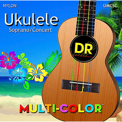 DR Strings UMCSC (Soprano / Concert) - MULTI-COLOR     24, 30, 36, 26  Nylon