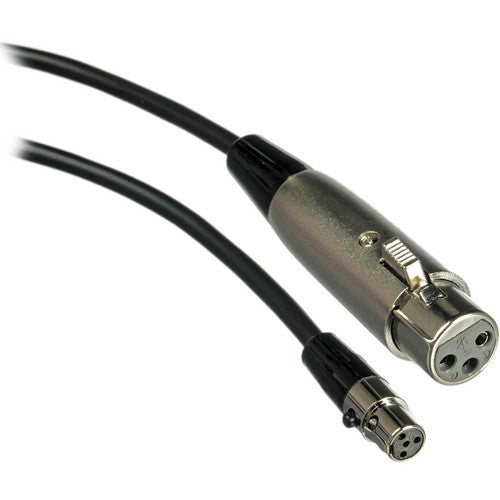 Shure WA310 Dynamic or Battery Powered Condenser Microphone Adapter Cable with XLR-Female and 4-pin Mini Connector