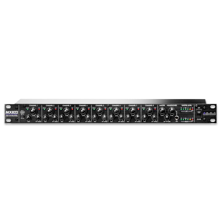 ART 8 CH STEREO RACK MOUNT MIXER