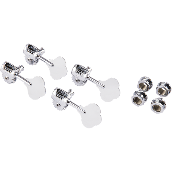 Fender Deluxe Fluted-Shaft Bass Tuning Machines - Chrome