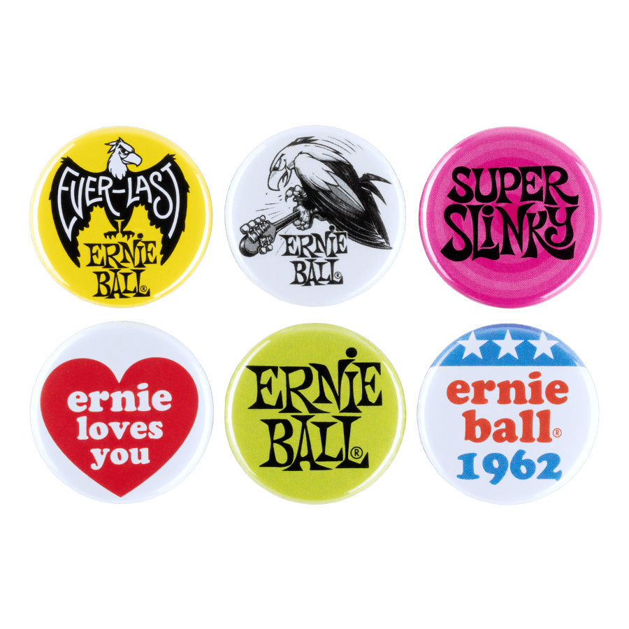 Ernie Ball  Assorted Buttons (6-Pack)