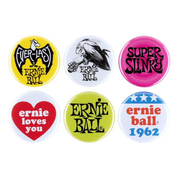 Ernie Ball 4009EB Assorted Buttons (6-Pack)