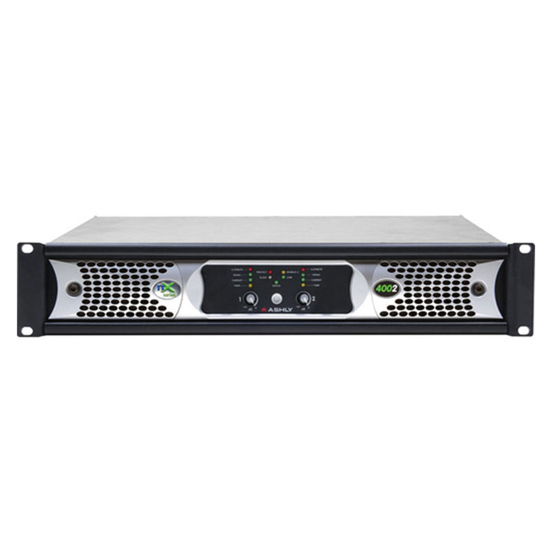 Ashly nX Series NX4002 2-Channel 400W Power Amplifier with Programmable Outputs
