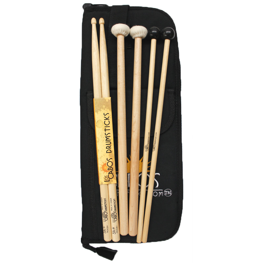 Los Cabos LCDIPACK Intro Percussion Pack (Drum,Bell,Timpani, Sticks With Drumstick Bag