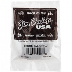 Dunlop JD9020R Fngrpks Plstc Shell Lrg 12/Pk