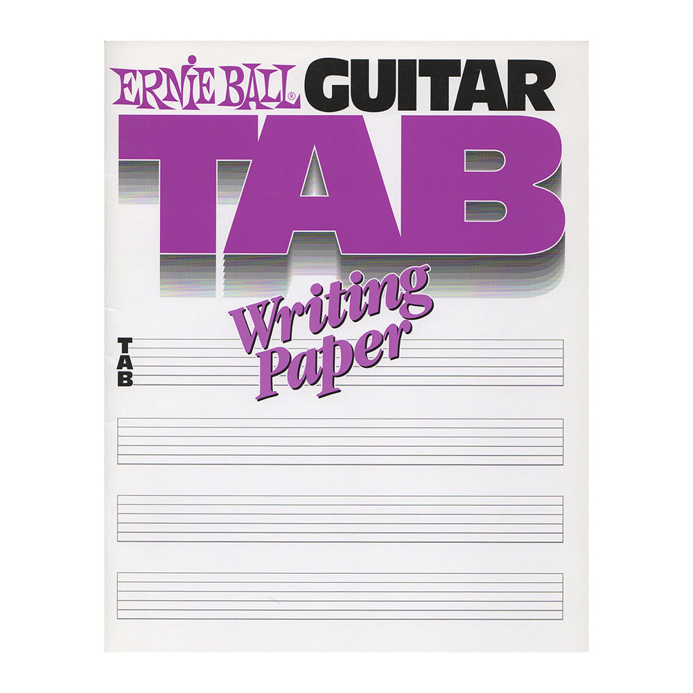 Ernie Ball Method Book - Guitar TAB Writing Paper - 6 Stave - 48 Page