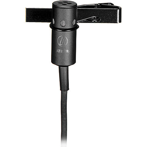 Audio-Technica AT831b Cardioid Condenser Lavalier Microphone - Battery / Phantom Power