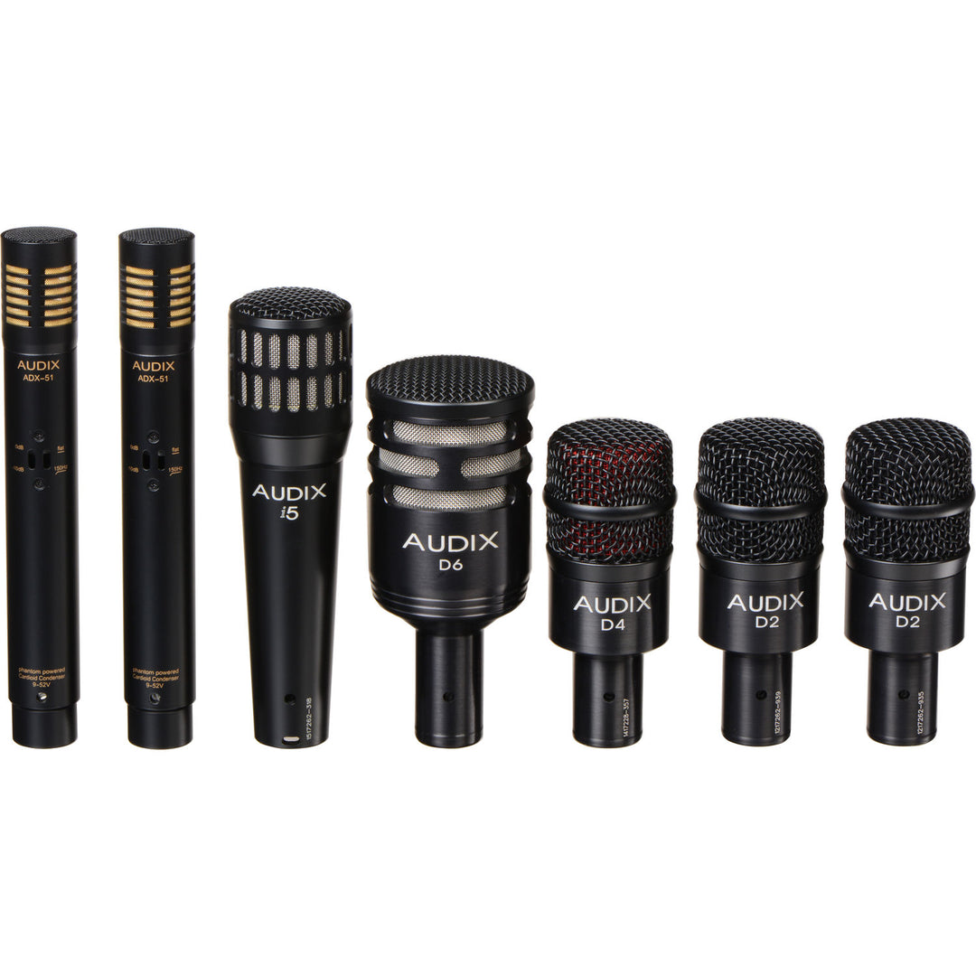 Audix DP7 Drum Microphone Package for 7-Piece Kit