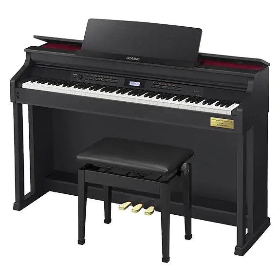 Casio AP-710 Celviano 88-Key Digital Piano w/ Cabinet & Bench - Black