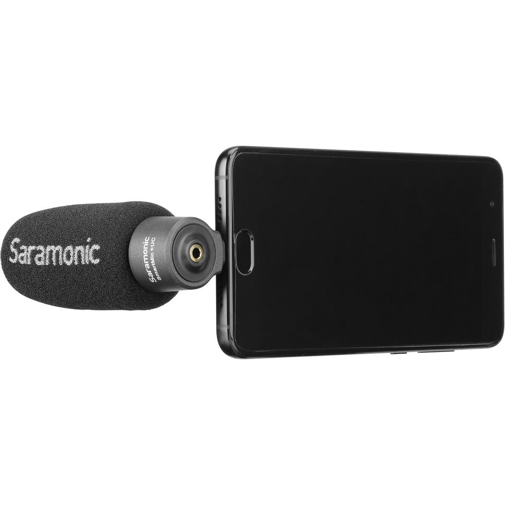 Saramonic SmartMic+ UC Compact Directional Microphone with USB Type-C Plug for Android Mobile Devices
