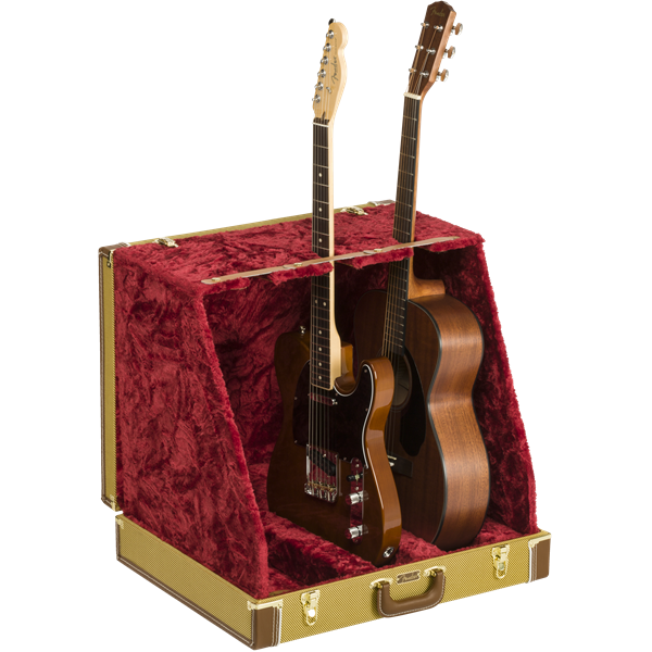 Fender Classic Series Case Stand - 3 Guitar - Tweed