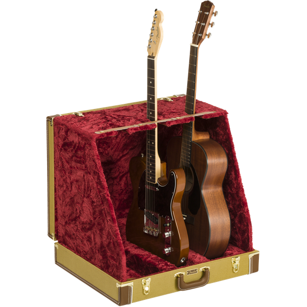 Fender Classic Series Case Stand - 3 Guitar - Tweed – Music City