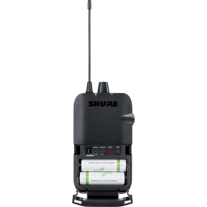 Shure P3R Wireless Bodypack Receiver for PSM300 System H22: 518 - 584 MHz