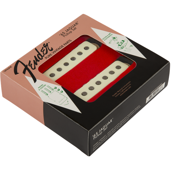 Fender Pure Vintage '65 Jaguar Pickup Set - Vintage White