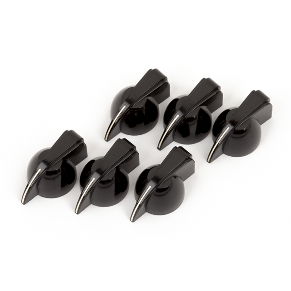 Fender Pure Vintage Chicken Head Amplifier Knobs - Black