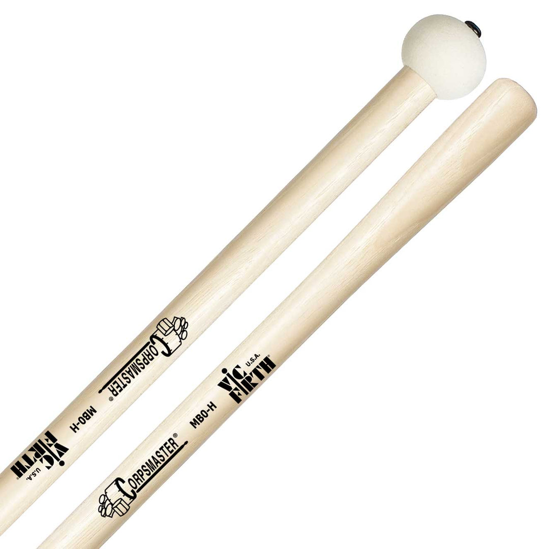 Vic Firth MB0H Marching Bass Mallets Xtra Small Head,Hard Mallets