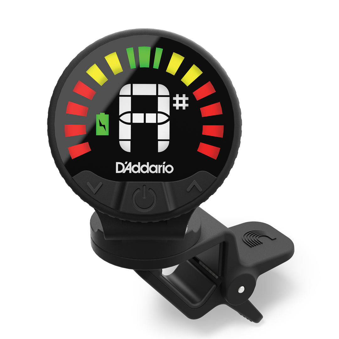 D'Addario Nexxus 360 Tuner Rechargeable Headstock Clip-On Tuning Device
