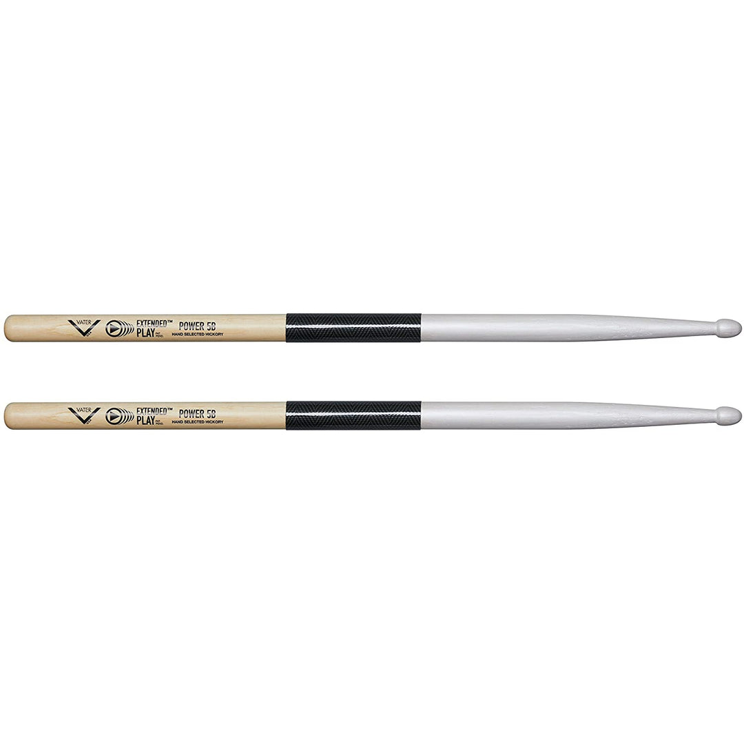 Vater VEPP5BW- Vater Extended Play Power 5B Wood Tip Drumsticks